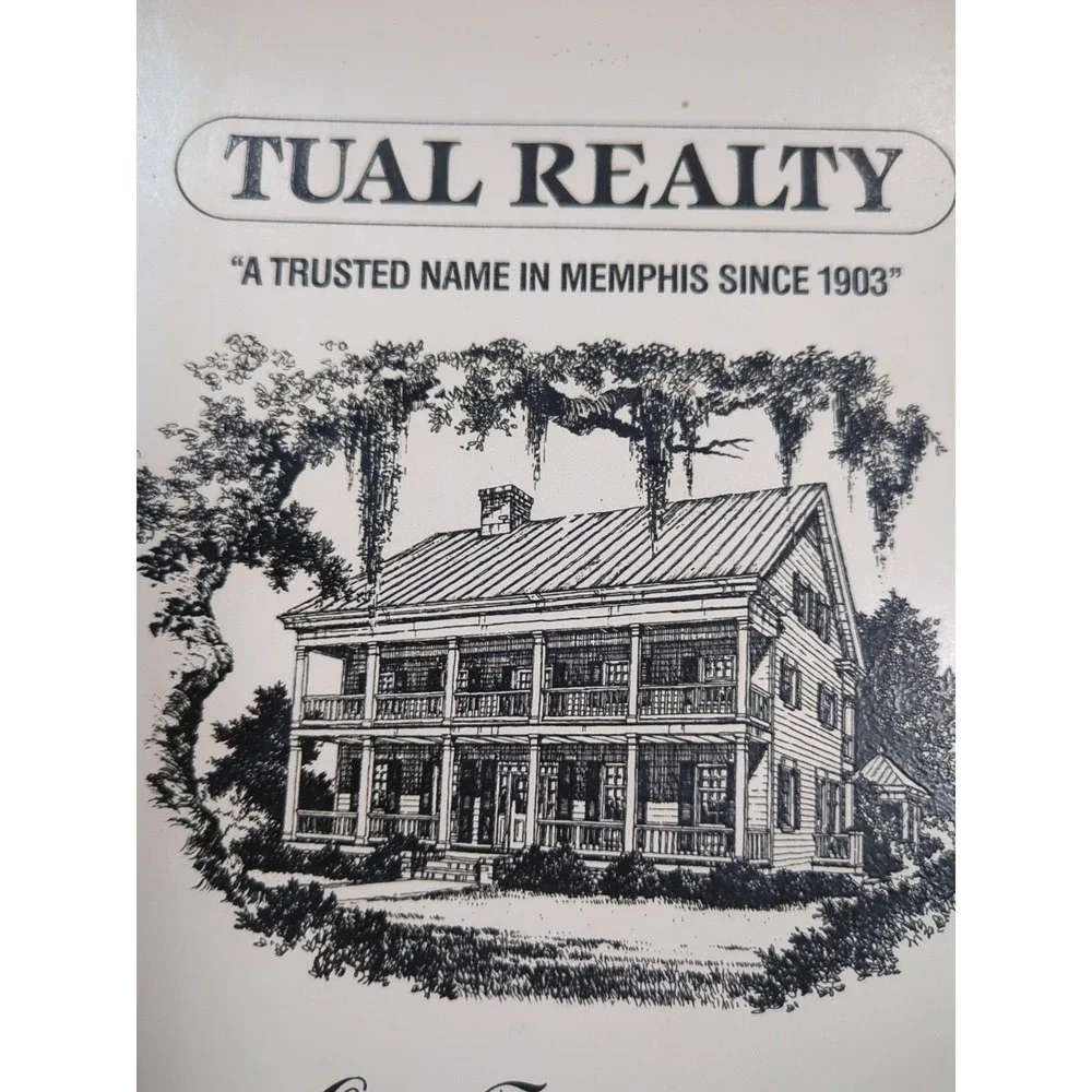 1989‎ Our Favorite Memphis Recipes Cookbook Tual Realty Vintage Tennessee